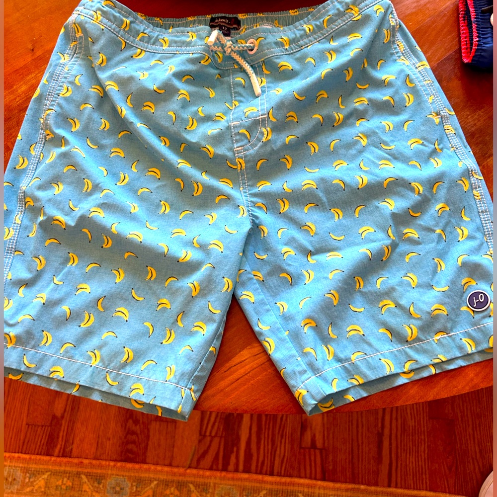 Johnnie-O Boys Swim Suit with Banana design - Boys size 12.